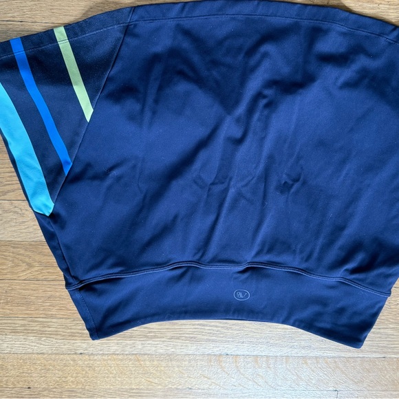 Addison Bay Society Hill Striped Skort Navy Blue Medium M Tuckernuck - Picture 2 of 7